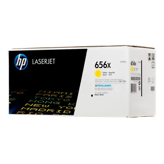 HP 656X original LaserJet Toner cartridge CF462X Yellow High Yield
