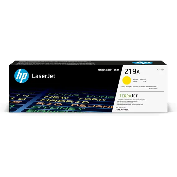 HP 219A Yellow Original LaserJet Toner Cartridge