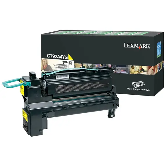 LEXMARK C792 toner yellow standard capacity 20.000 pages 1-pack return program