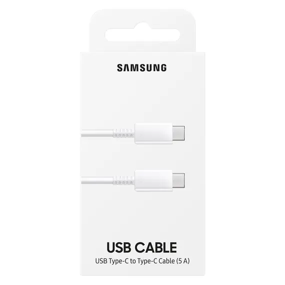 SAMSUNG USB C to C Cable 5A 1m White