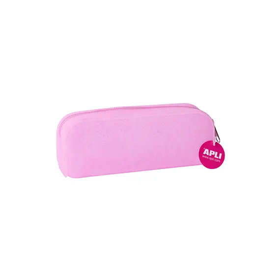 Estojo Silicone Apli Soft Glitter Rosa - Organização e Estilo para os Seus Materiais