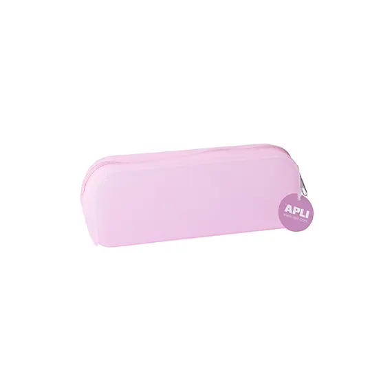Estojo Silicone Apli Soft Glitter Violeta - Organizador Resistente e Elegante | bluepixel.pt