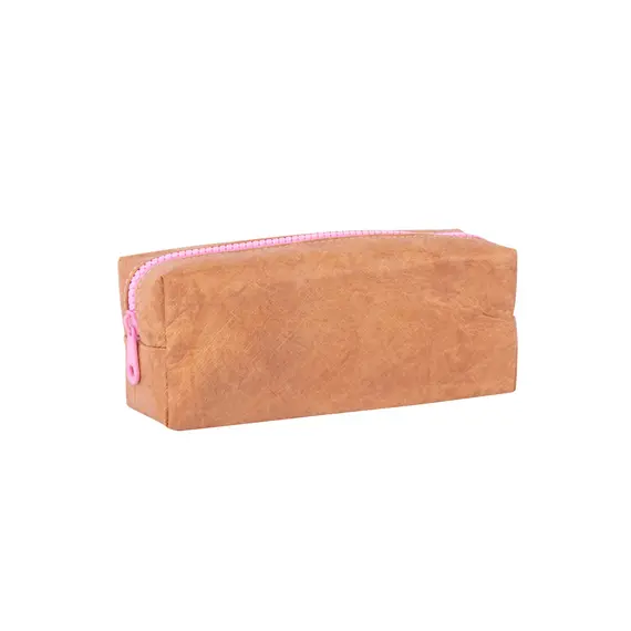Estojos Kraft Apli com Fecho Rosa - Organização e Estilo para Material Escolar e Escritório