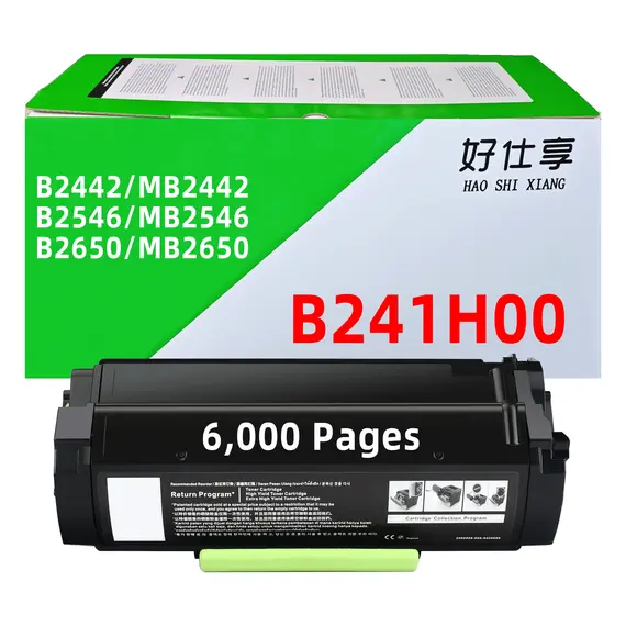 LEXMARK High Yield Return Program Toner Cartridge B2442 B2546 B2650mB2442mB2546mB2650