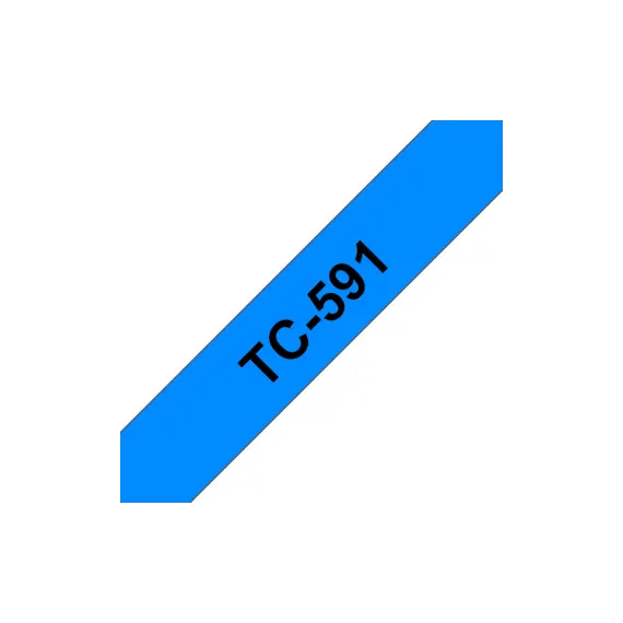 Fita Laminada 09mm x 7,7m Azul/Preto - Marca 32 | Loja online bluepixel.pt