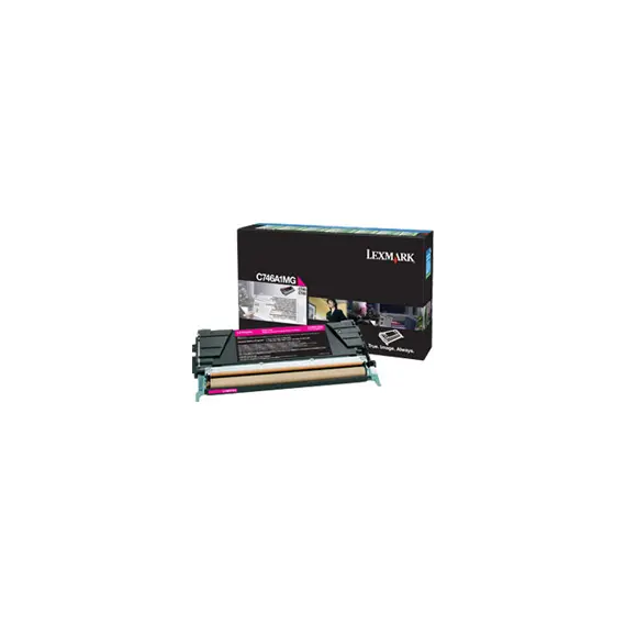 LEXMARK C746 C748 7K toner cartridge magenta standard capacity 7.000 pages 1-pack With returnprogram