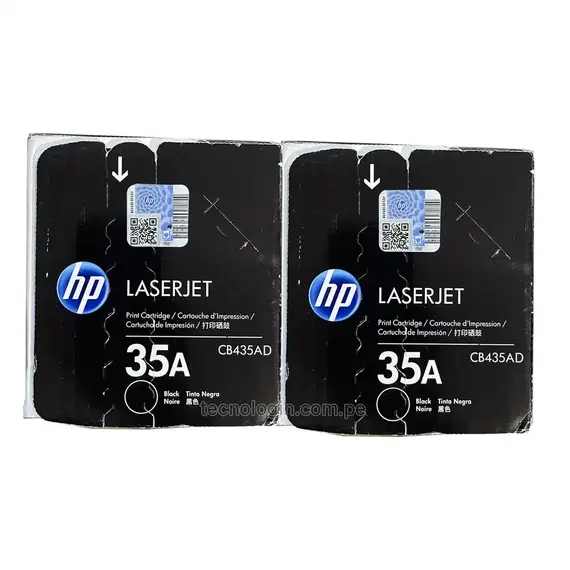 HP 35AD LaserJet original Toner cartridge CB435AD black standard capacity 2 x 1.500 pages 2-pack