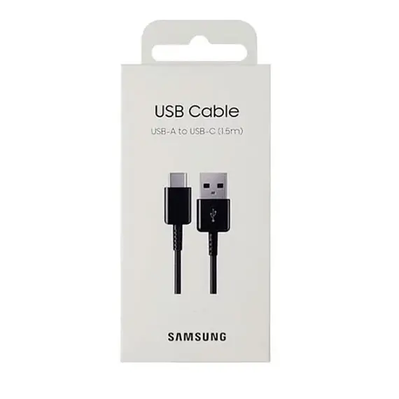 SAMSUNG USB A to USB C Cable Black 1.50m 2.1A