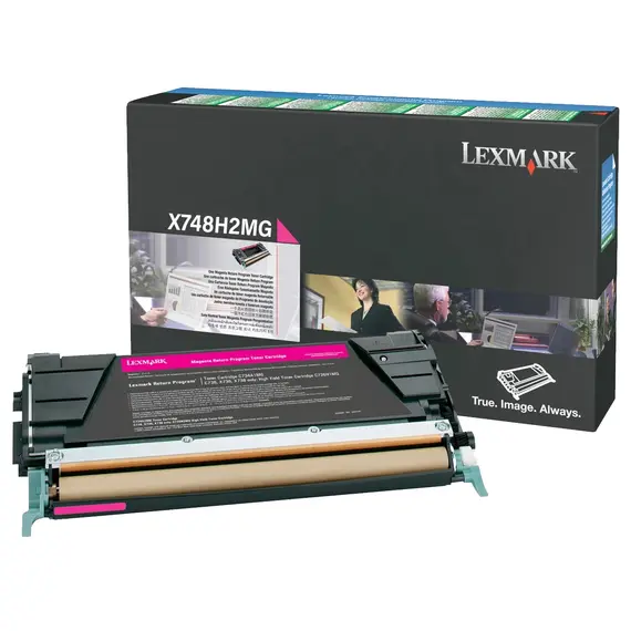 LEXMARK CS748DE toner cartridge magenta 10.000 pages return program