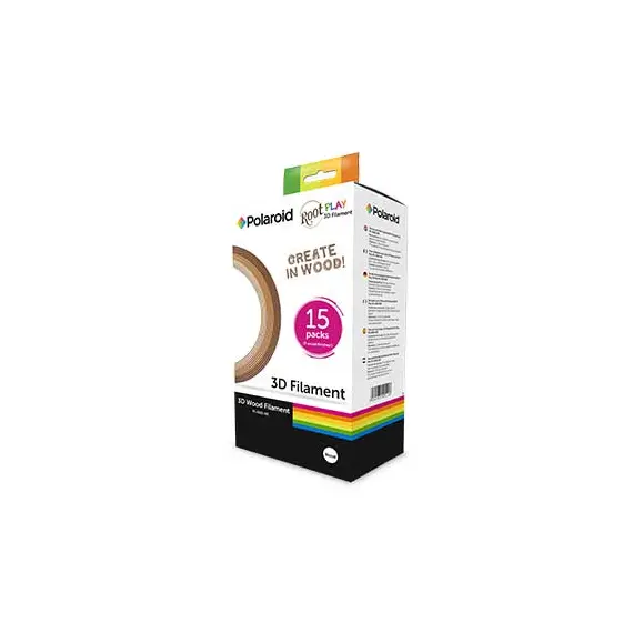 Pack de Filamentos Polaroid Canetas 3D Wood 3 Tons 1.75mm | Impressão 3D de Madeira na bluepixel.pt