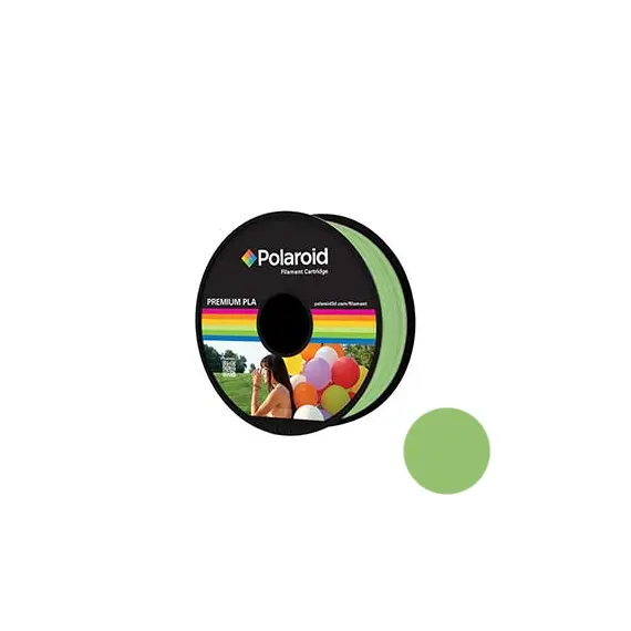 Filamento Universal PLA 1.75mm Polaroid 1Kg Verde Claro | Impressão 3D de Qualidade