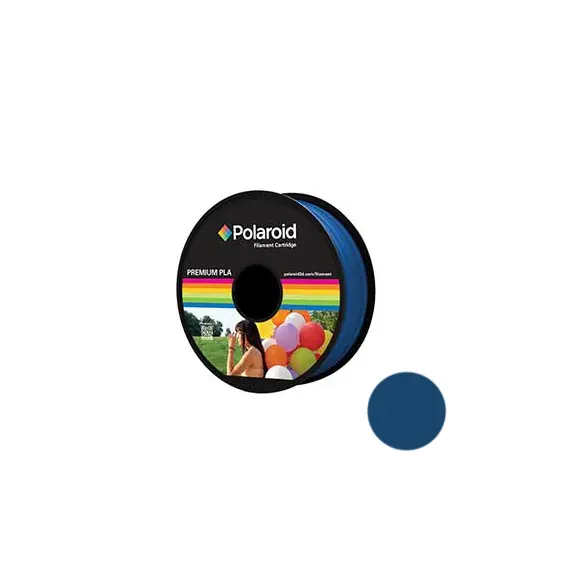 Filamento Universal PLA 1.75mm Polaroid 1Kg Azul - Compatível com Impressoras 3D na bluepixel.pt