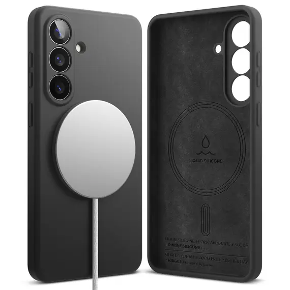 SAMSUNG Magnetic Silicone Case Galaxy S26+ Black