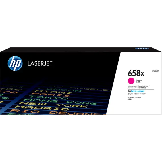 HP 658X Magenta LaserJet Toner Cartridge
