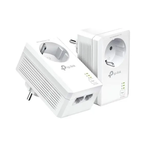 TP-LINK AV1000 2-Port Gigabit Passthrough Powerline Starter Kit