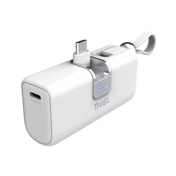 TRUST PACTO 5.000 mAh Powerbank White
