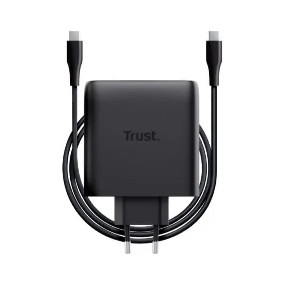 TRUST Charger GaN USB-C 100W has 2 ports MAXO