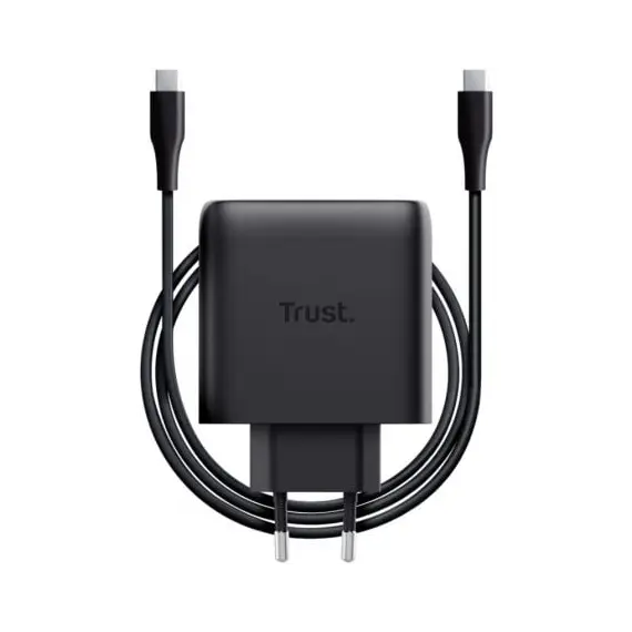 TRUST Charger GaN USB-C 65W Black EU MAXO
