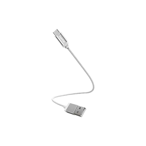 HAMA USB-C CHARGING/DATA CABLE 0.2 M, WHITE