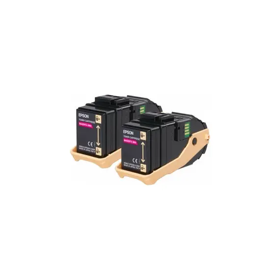 EPSON AL-C9300N toner cartridge magenta standard capacity 2 x 7.500 pages 2-pack