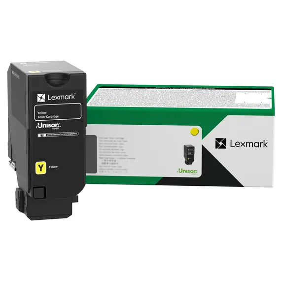 LEXMARK C332HY0 H Yellow High Yield Return Program Print Cartridge