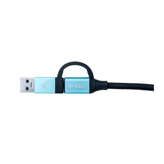 I-TEC USB-C to USB-C Cable with integrated USB 3.0 Adapter 100cm