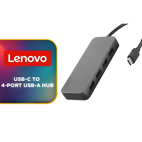 LENOVO USB-C to 4 Ports USB-A Hub