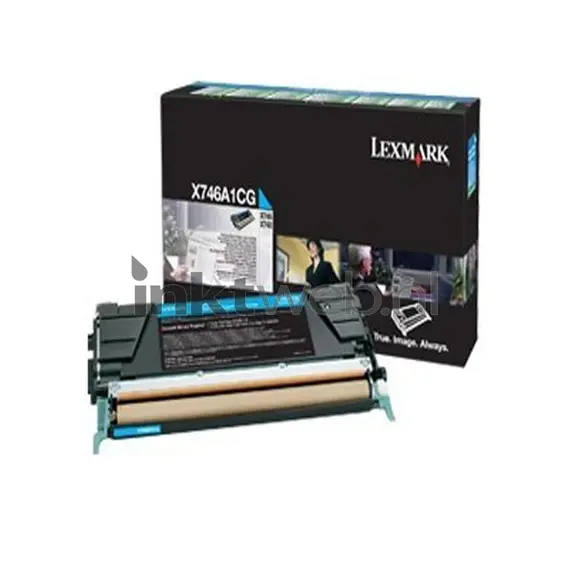 LEXMARK XS748de toner cartridge cyan 10.000 pages return programme