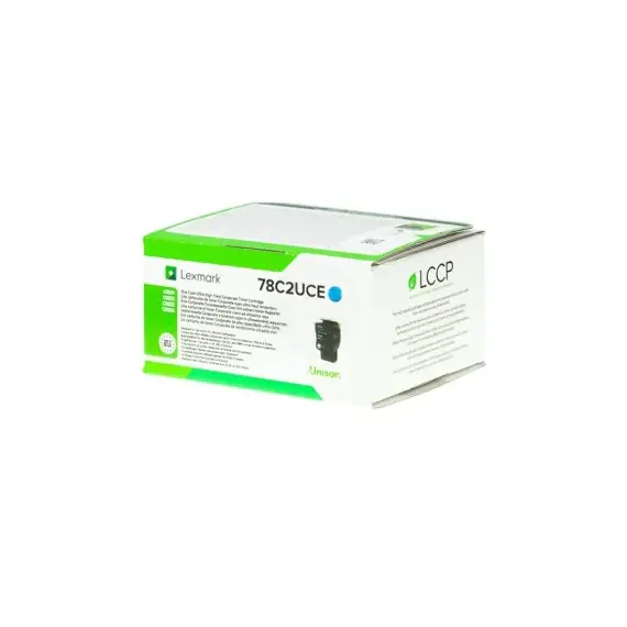 LEXMARK 78C2UCE Cyan Corporate 7K Toner Cartridge CS521 CS/CX622