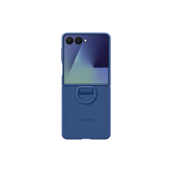 SAMSUNG Capa de Silicone com Anel B7 FLIP 7 Azul