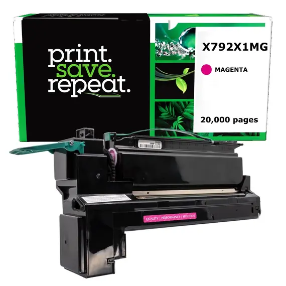 Toner LEXMARK X792X1MG Magenta de retorno 20K a 5  - X792