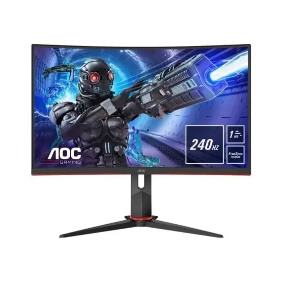Monitor Gaming Curvo AOC C32G2ZE 31.5'' Full HD 240Hz 1ms VA - Loja BluePixel