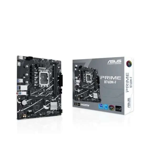 Placa Base Asus Prime B760M-F Socket 1700/ DDR5/ PCIe 4.0/ Micro ATX