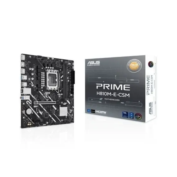 Placa Base Asus Prime H810M-E-CSM/ Socket 1851/ DDR5/ PCIe 4.0/ Micro ATX