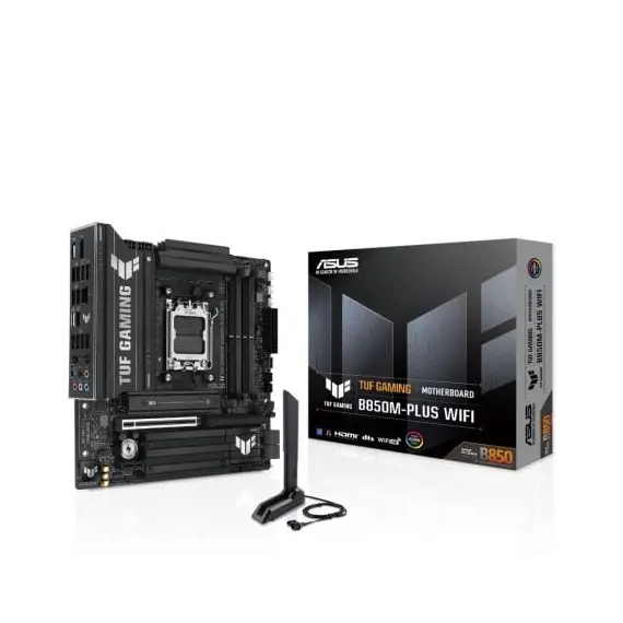 Placa Base Asus TUF GAMING B850M-PLUS WIFI Socket AM5/ DDR5/ PCIe 5.0/ Micro ATX