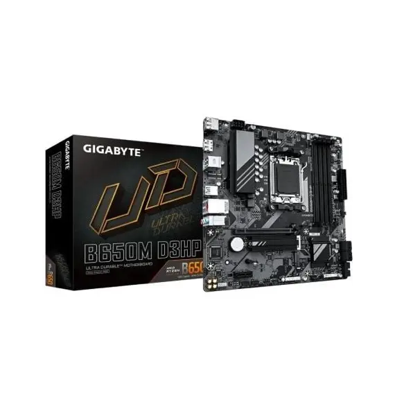 Placa Base Gigabyte B650M D3HP Socket AM5/ DDR5/ PCIe 4.0/ Micro ATX