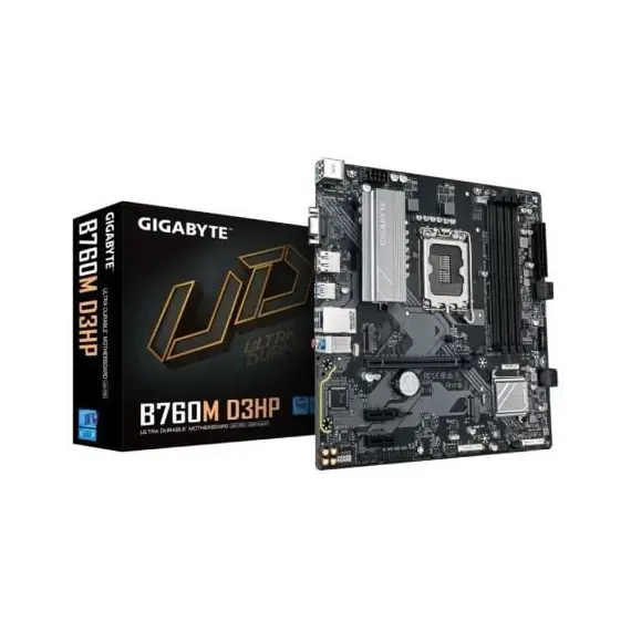 Placa Base Gigabyte B760M D3HP Socket 1700/ DDR5/ PCIe 4.0/ Micro ATX
