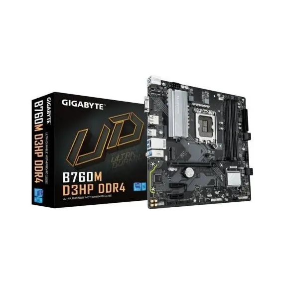 Placa Base Gigabyte B760M D3HP DDR4 Socket 1700/ DDR4/ PCIe 4.0/ Micro ATX