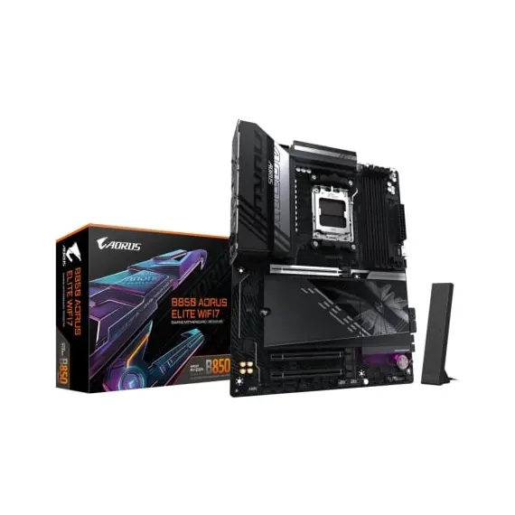 Placa Base Gigabyte B850 AORUS ELITE WIFI7 Socket AM5/ DDR5/ PCIe 5.0