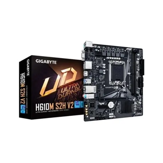 Placa Base Gigabyte H610M S2H V2 Socket 1700/ DDR5/ PCIe 4.0/ Micro ATX