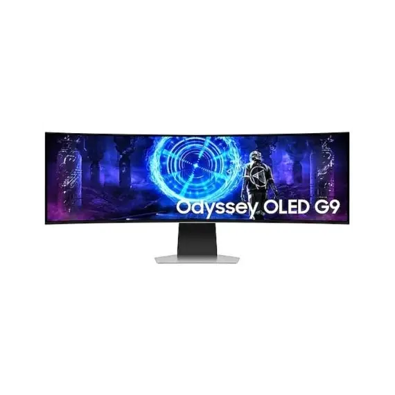 Monitor Gaming Ultrapanorâmico Curvo Samsung Odyssey OLED G9 49'' Dual QHD 240Hz - Plata e Preto