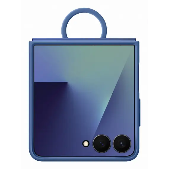 Capa de Silicone com Anel B7 Flip 7 Azul para Samsung Galaxy A7 | Marca 407