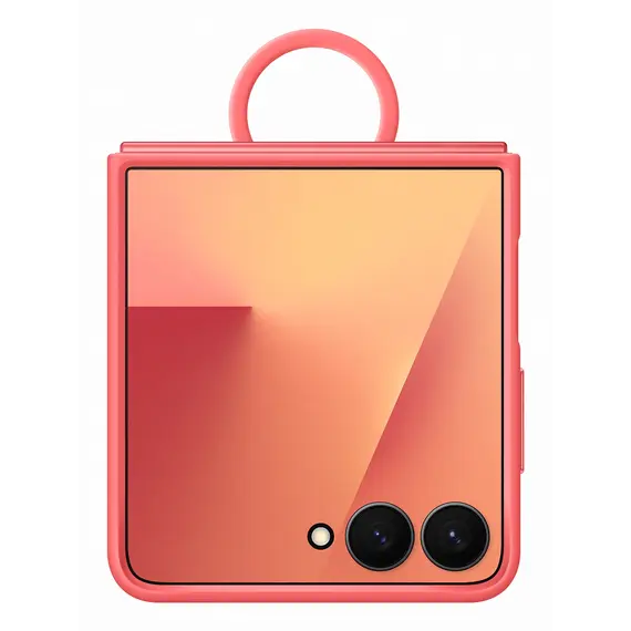 Capa de Silicone com Anel B7 Flip para Samsung - Vermelha | bluepixel.pt