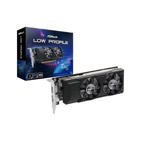 Tarjeta Gráfica AsRock Intel Arc A310 Perfil Bajo/ 4GB GDDR6/ Compatible con Perfil Bajo