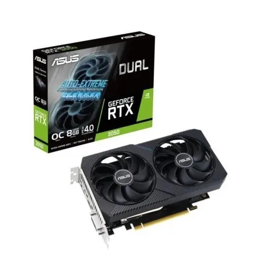 Tarjeta Gráfica Asus Dual GeForce RTX 3050 V2 OC/ 8GB GDDR6