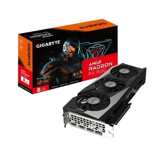 Tarjeta Gráfica Gigabyte Radeon RX 7600 Gaming OC/ 8GB GDDR6