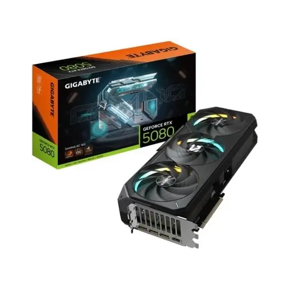Tarjeta Gráfica Gigabyte GeForce RTX 5080 Gaming OC/ 16GB GDDR7