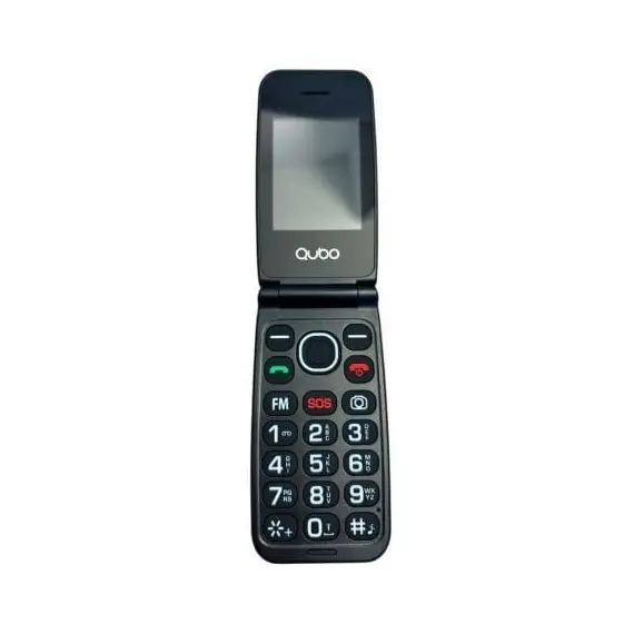 Teléfono Móvil Qubo NEONW-BK 4G para Personas Mayores/ Negro