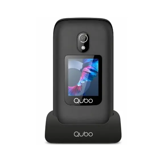 Teléfono Móvil Qubo P-221BKC 4G para Personas Mayores/ Negro