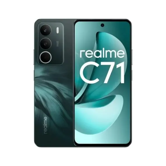 Smartphone Realme C71 4GB/ 256GB/ 6.67'/ Verde Oscuro